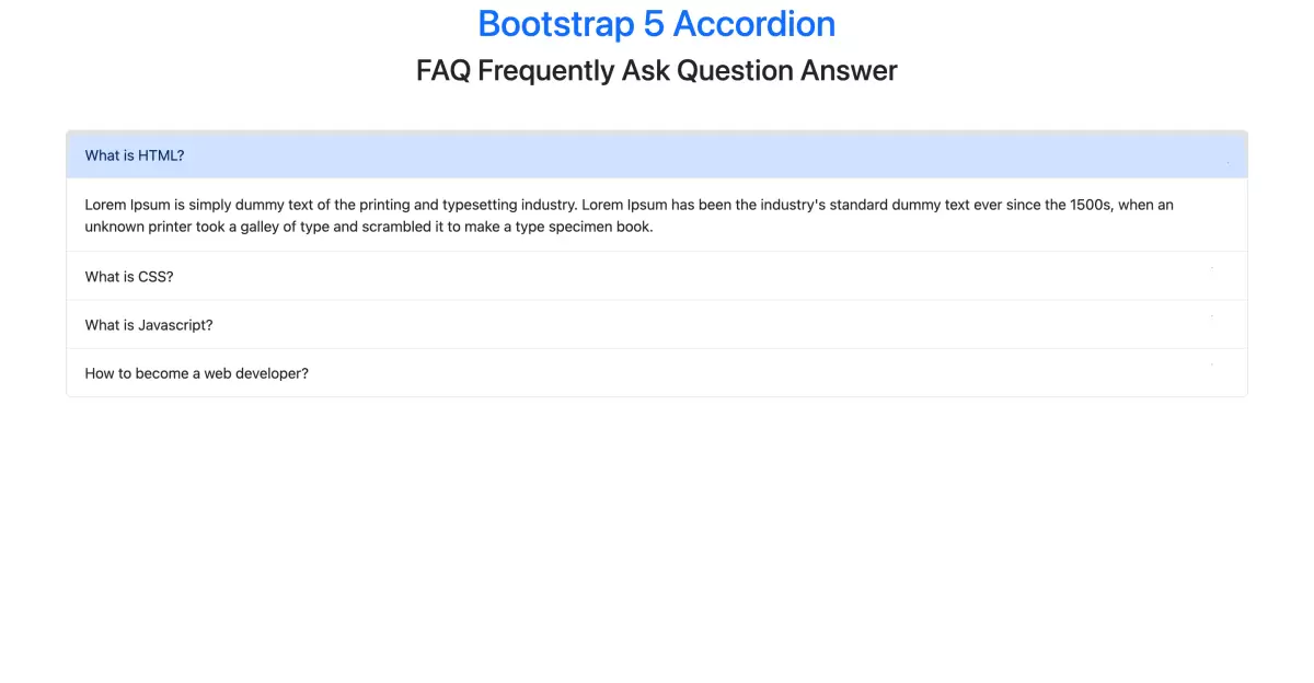 bootstrap-5-accordion