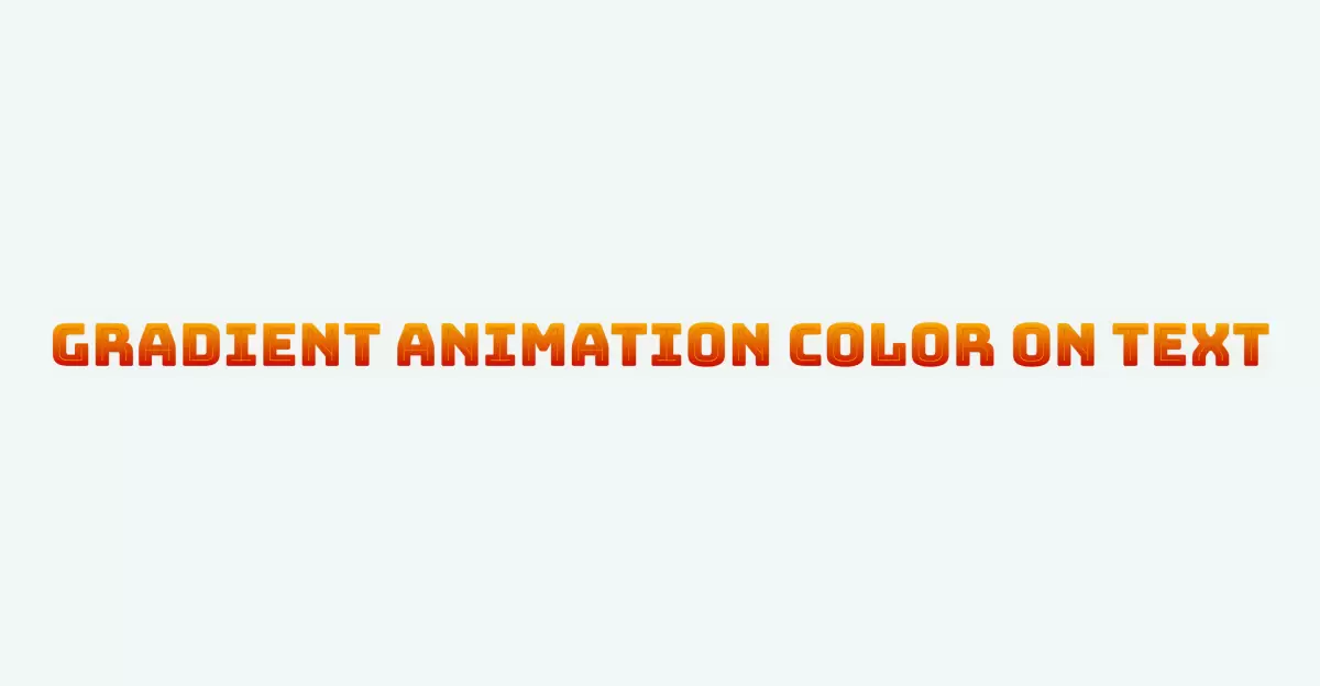 gradient-animation-color-on-text